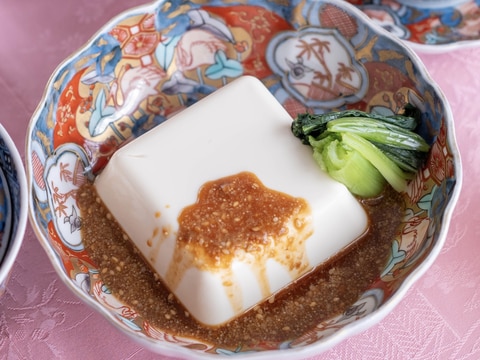 温やっこ〜ポン酢みそだれ【和食・副菜】